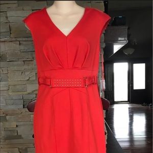 Jennifer Lopez orange dress